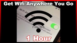 get wifi anywhere you go for 1 hour [upl. by Oretna]