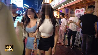 ［Hongdae 4K］Seoul Night Walk  마치 오늘이 마지막 밤 인 것 같은 홍대 클럽 거리 [upl. by Gravante139]