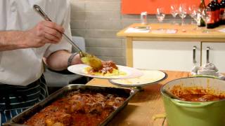 Plating Pasta and Meatballs [upl. by Merat]