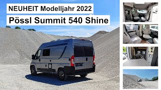 Pössl Neuheit Modelljahr 2022  Pössl Summit 540 Shine  Vorstellung amp Roomtour  Was taugt er [upl. by Aket547]