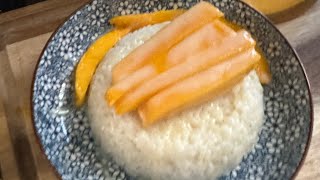 Quick Mango sticky rice [upl. by Rekrap259]