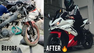 Yamaha R15 V2 Insane Transformation [upl. by Assillim132]