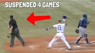 MLB Ejections That Lead to Suspensions [upl. by Atworth329]