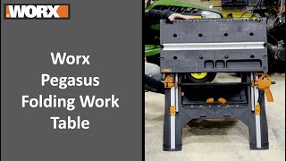 Worx Pegasus Folding Workbench [upl. by Pironi561]