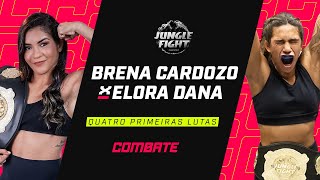 AO VIVO  JUNGLE FIGHT 126  QUATRO PRIMEIRAS LUTAS  Combateglobo [upl. by Ching]