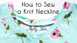 How to Sew a Stretchy Neckband [upl. by Eiral]