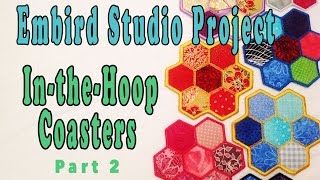 Embird Digitizing Tutorial In the Hoop Polygon Coaster  PART 2 [upl. by Hahn809]