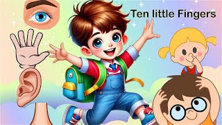 Ten little fingers ten little toes Nursery Rhymes  Kids songs  Poems and Cartoon for babies [upl. by Adaval]