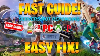 Why Fortnite Servers Is Down How to fix Fortnite Update Servers Down Offline Season 5 Update [upl. by Htaek]