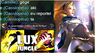 LUX JUNGLE  ME REPORTARAM E XINGARAM O JOGO TODO [upl. by Backer]