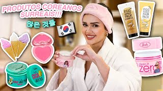 FIZ COMPRINHAS DE MAKE e SKINCARE NA COREIA Olha isso [upl. by Bittencourt]