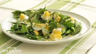 Garden Greens with Chopped Egg Salad  From the Test Kitchen [upl. by Landrum]