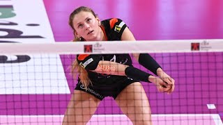 UNSTOPPABLE Claire Chaussee Top Scorer in MacerataBusto Arsizio  Lega Volley Femminile 202223 [upl. by Nesila]