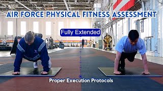 USAF Physical Fitness Assessment Instructions [upl. by Ahsuas151]