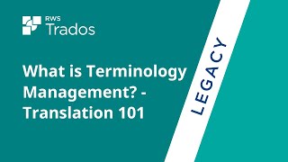 What is Terminology Management  Translation 101 [upl. by Sotnas]