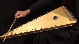 quotSOUND OF SILENCEquot  Bowed Psaltery [upl. by Lovmilla]