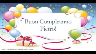 Buon Compleanno Pietro [upl. by Treblih]