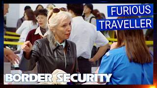 Passenger Erupts Over Search of Unusually Heavy Bag  S2 Ep 2  Border Security Australia [upl. by Alica]