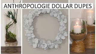 HIGH END DUPES  ANTHROPOLOGIE  Dollar Tree Dupes 2024 [upl. by Schonfield]