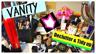 MAKEUP DECLUTTER  CLEANING MOTIVATION  DANIELA DIARIES [upl. by Zoarah]