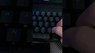 How to get cool style of lighting on your hyperX alloy origins 60 keyboard [upl. by Ahseekan]