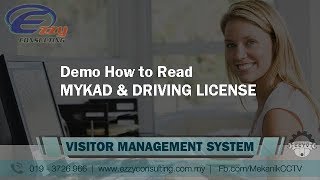 Visitor Management System Malaysia  Demo Read Mykad and Driving License [upl. by Richard777]