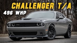 2017 Dodge Challenger TA Stage 2 Cam Package Dyno  496 whp [upl. by Spiegleman]