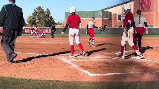 Hannah Camenzind Nebraska Husker Softball Red White Scrimmage 101624 huskers nebraska softball [upl. by Dacey]