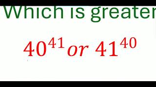 Which is greater 4041 or 4140 I Math Olympiad I  calculator not allowed [upl. by Vilhelmina]