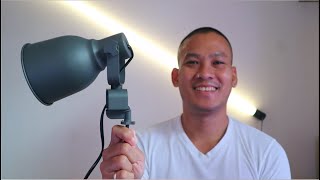 IKEA HEKTAR WALL CLAMP SPOTLIGHT  DARK GRAY [upl. by Aizti129]