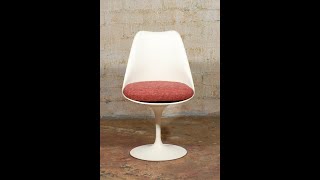 Eero Saarinen Tulip Chair CUSHION  How to Make It [upl. by Rakso]