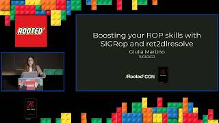 Boosting your ROP skills with SROP and ret2dlresolve  Giulia Martino  HackTricks Track 2023 [upl. by Regazzi]