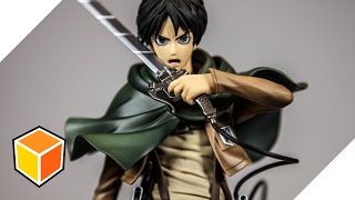 Eren Jaeger │ Attack on Titan Shingeki no Kyojin │ BRAVEACT Figure  toykyo unboxing [upl. by Teria]