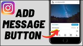 How to Add Message Button to Instagram Post 2023 [upl. by Teak428]