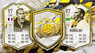 RONALDOOOO 🔥 30x 92 ICON MOMENTS PACKS  FIFA 22 Ultimate Team [upl. by Peonir]