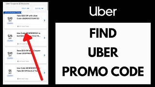 How to FIND UBER PROMO CODE 2023 [upl. by Tsiuqram]