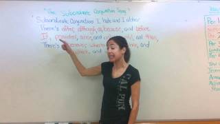 SUBORDINATE CONJUNCTIONS PART 1 [upl. by Thor]