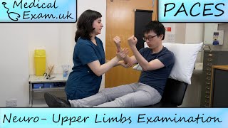 Neurology  Upper Limbs Examination Routine  PACES Teaching [upl. by Akienahs]