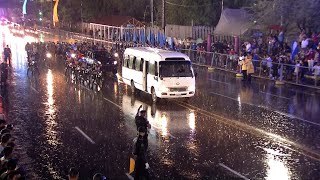 Desfile Policial celebrando el 43 aniversario de la Policía Nacional de Nicaragua [upl. by Ynes]