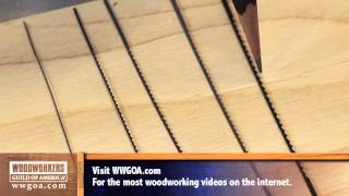 Woodworking Tools Power Tools  Choosing the Right Blade for Your Scroll Saw [upl. by Merril]