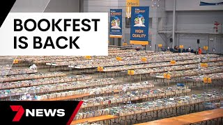 Books for bargainbasement prices as Lifeline Bookfest returns  7 News Australia [upl. by Saphra]