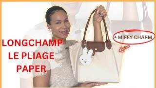 ✨NEW LONGCHAMP  MIFFY MINI HAUL  Le Pliage Paper M amp Miffy Accessories [upl. by Lorette555]