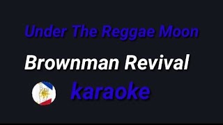 Under The Reggae Moon Brownman Revival karaoke [upl. by Adyol]