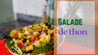 Recette salade de thon [upl. by Leinahtam]