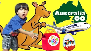 Ryan Toys Review ✈COME TO AUSTRALIA🌞please We have McDonalds Thomas Train Disney Cars [upl. by Ebby]