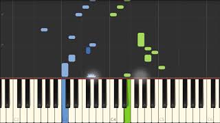 Minuet from String Quintet  Luigi Boccherini Piano Tutorial Synthesia [upl. by Anglim]