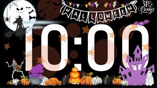 10 Minute Timer  HALLOWEEN Themed [upl. by Sheley984]