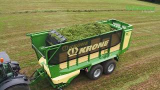 Krone MX – Selfloading and foragerfilled forage wagon [upl. by Norraj]