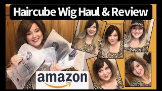 AMAZON Wig Haul amp Review HAIRCUBE Wigs 💥Under 20 Each💥 Are They Worth It [upl. by Nyleda]