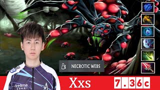 DOTA 2 Xxs the BROODMOTHER OFFLANE 736c [upl. by Kazmirci]